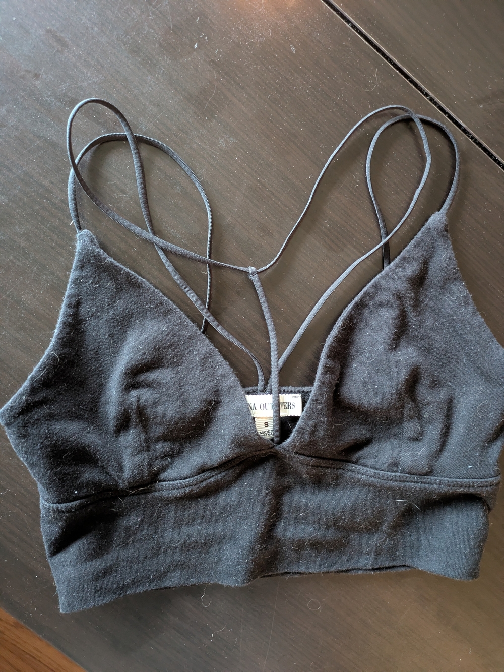 Zenana Outfitters Black Strappy Bralette